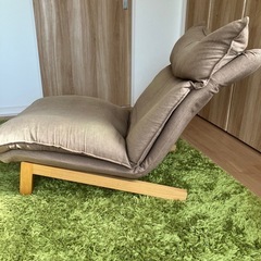 無印良品リクライニングソファ　オットマン別売り　 の画像