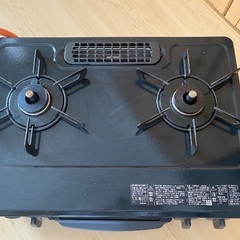 美品　二口ガスコンロの画像