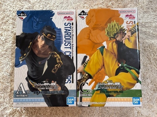 ジョジョの奇妙な冒険 スタンドラッシュ A賞、C賞フィギュアセット、Ｇ賞、おまけ付き