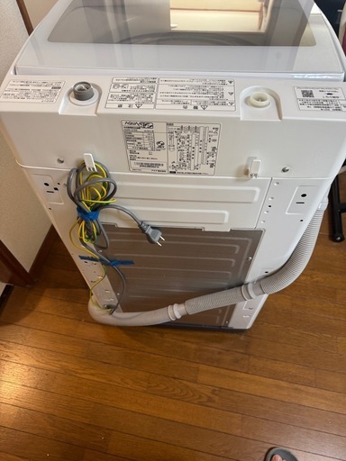 洗濯機 Aqua AQW-V7E9 2021年製・容量7kg