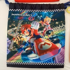 キッズ　ミニ巾着袋4枚セット
の画像