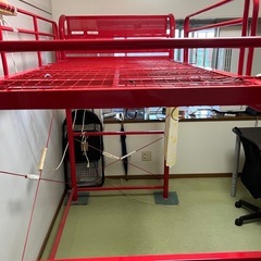 パイプ式ロフトベッド0円
の画像