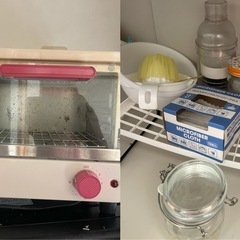キッチン用品まとめ皿、ボウル、収納ボックス、食器、の画像