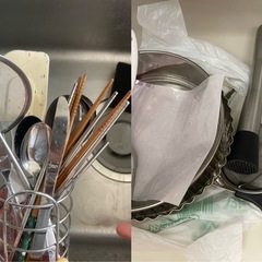 キッチン用品まとめ皿、ボウル、収納ボックス、食器、の画像