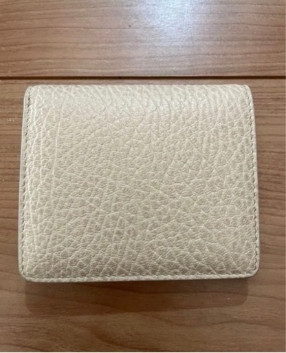 メゾンマルジェラ　二つ折り財布　ベージュ