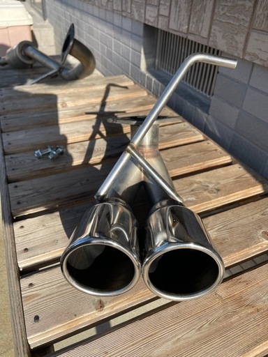 スペーシアカスタム MK32S用 ステンレスマフラー 中古品