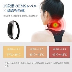 ネックケア 首 肩 リラクゼーション器 ネックリラックス 超軽量85g 静音の画像