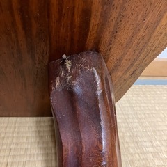 一枚板ローテーブル座卓の画像