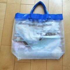 プールバッグ　プラレールの画像