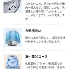 洗濯機　使用2年程度の画像