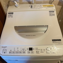 洗濯機　使用2年程度の画像