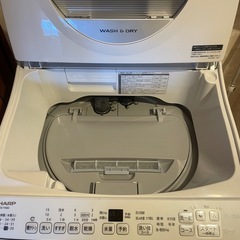 洗濯機　使用2年程度の画像