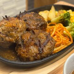 １分で本格ハンバーグ！