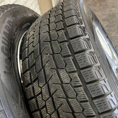 202505041【札幌】225/65R17　社外アルミ　冬タイヤ　スタッドレス　ヨコハマ　ハリアー　エクストレイル　CX5などの画像