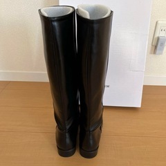【美品】レプシィム ロングブーツ 【Lサイズ】 ブラック　箱有りの画像