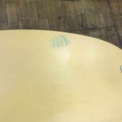リサイクルショップどりーむ鹿大前店　No.2828　折り畳みテーブル　一部汚れ有(´;ω;｀)の画像