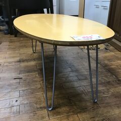 リサイクルショップどりーむ鹿大前店　No.2828　折り畳みテーブル　一部汚れ有(´;ω;｀)の画像