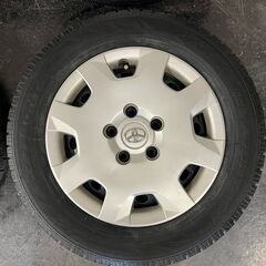 202505044【札幌】195/65R15　スタッドレス　冬タイヤ　15インチテッチントヨタカバー付　ice FRONTAGE　ノアヴォクなどの画像