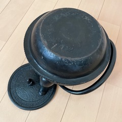 南部鉄器 刻印有り 直径約21cm 鉄瓶の画像