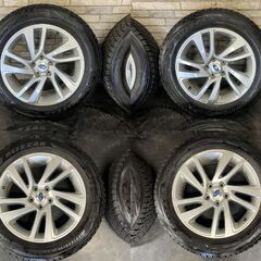 202508124【札幌】225/60R18　スタッドレス　冬タイヤ　ブリジストンバリ目　18インチスバル純正　早い者勝ち♪　アウトバックなどの画像