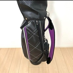 【新品・未使用】XXIO ブラック ゴルフバックの画像
