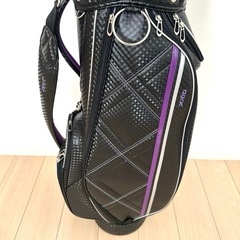 【新品・未使用】XXIO ブラック ゴルフバックの画像