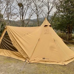 WAQ Alpha  TC/FT フロントウォール 二股ポール グランドシート2枚付きの画像