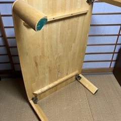 取引中！木製長方形座卓 ナチュラルウッドローテーブルの画像