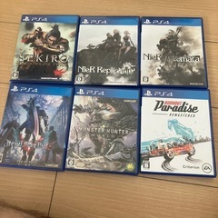 PS4➕ソフト6個の画像