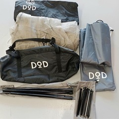 DOD ワンポールテントS  グランドシート セット ブラック   いつかのタープ トンガリハットの画像