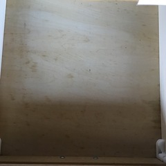 袖机　収納家具　木製　キャスター付き 中古品の画像
