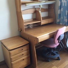 学習机のみ　大川家具の画像