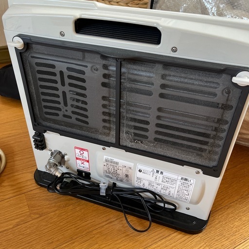 美品　リンナイ　ガスファンヒーター　都市ガス