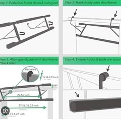 懸垂バー ドアジムの画像