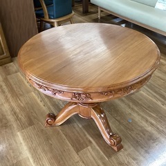 ラウンドテーブル【町田市再生家具】　251787の画像