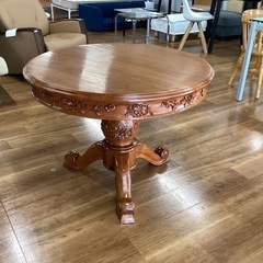 ラウンドテーブル【町田市再生家具】　251787の画像