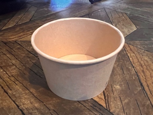 【単価13.3円】未晒紙フードカップ2100個