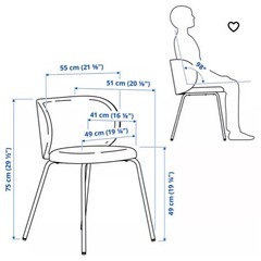 IKEA チェア　クリルボーの画像