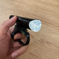 自転車ライト　電池式の画像