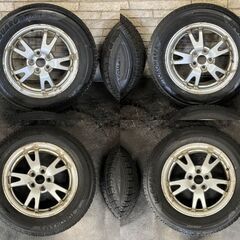 202508122【札幌】195/65R15　スタッドレス　冬タイヤ　社外15インチアルミ　ヨコハマ　プリウスなどの画像