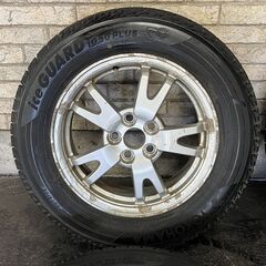 202508122【札幌】195/65R15　スタッドレス　冬タイヤ　社外15インチアルミ　ヨコハマ　プリウスなどの画像