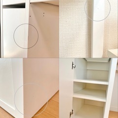 【IKEA】ホワイトデスク／勉強やリモートワークに（MICKE・ホワイト）の画像