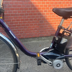 Panasonic 電動アシスト自転車 パープルの画像