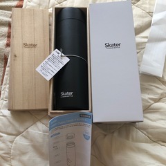 新品未使用Skaterの水筒　
軽量チタニウム　チタン製マグボトル ブラック [500ml] ブラックの画像