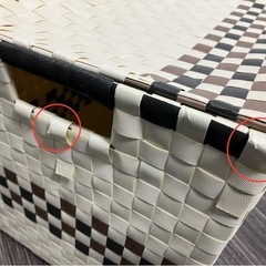 蓋付き収納ボックスの画像