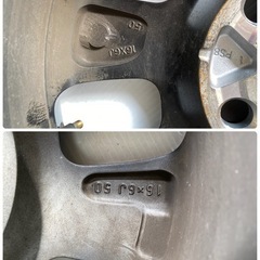80系　VOXYなど　トヨタ純正　アルミホイール　6J-16+50 4本　の画像