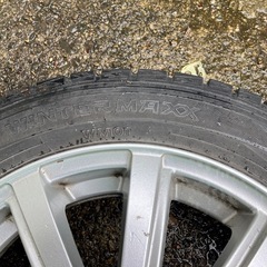 スタッドレスタイヤホイール4本セット165/60R15 ダンロップ　ハスラー等の画像