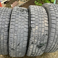 スタッドレスタイヤホイール4本セット165/60R15 ダンロップ　ハスラー等の画像