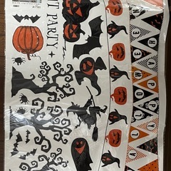 ハロウィン　大判ウォールステッカー3枚セットの画像