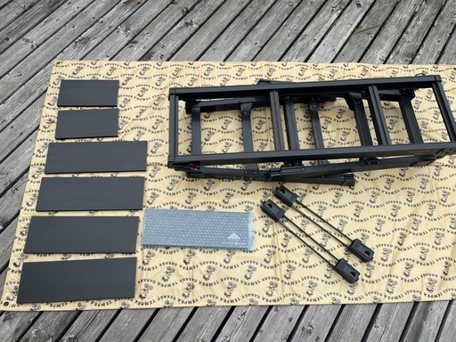 HASEGAWA×WANTKEYCAMP足場台用拡張テーブル　専用ケースセット